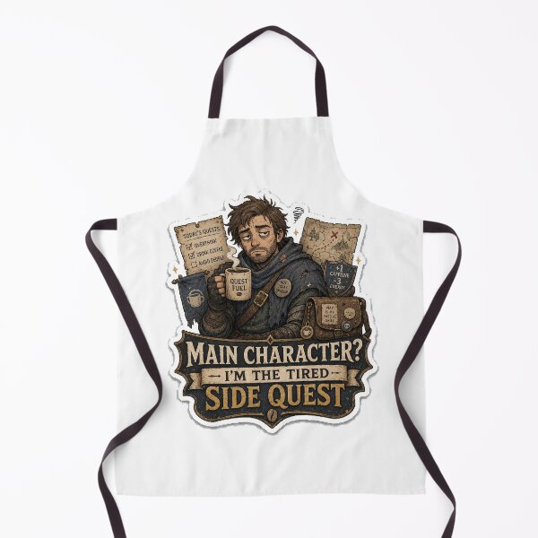Item preview, Tired Side Quest Energy designed and sold by InkWanderStudio.