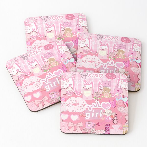 Item preview, girly girl coquette collage pink cute adorable graphic designed and sold by pasteldreams26.