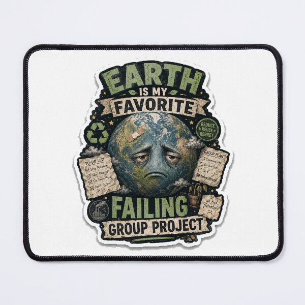 Item preview, Earth Is My Favorite Failing Group Project designed and sold by InkWanderStudio.