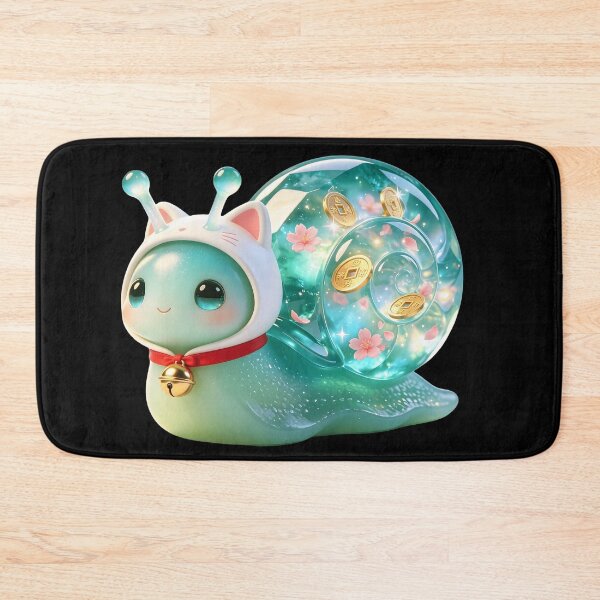 Item preview, Emerald Snail - Lucky Maneki Neko Cat Cosplay Edition designed and sold by ABYSSLAB.