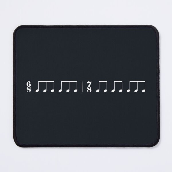 Item preview, 6/8 7/8 Music Staff Notation White designed and sold by Koyaanisqatsian.