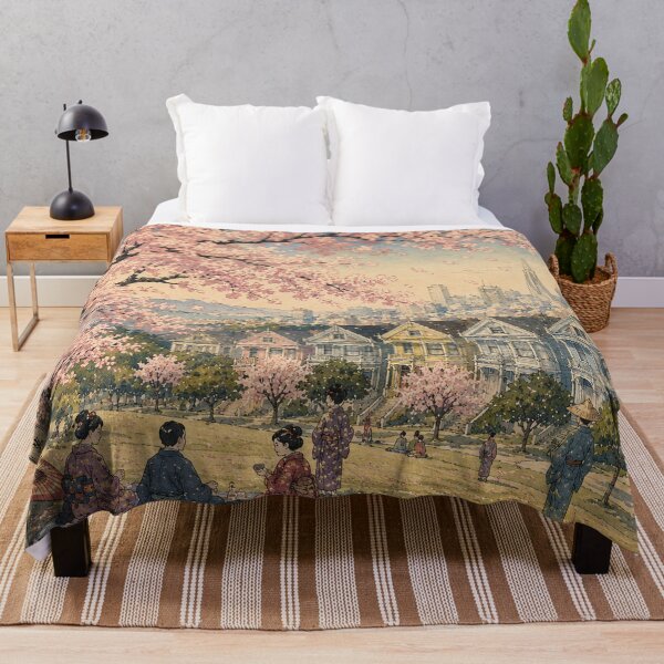 Item preview, Cherry Blossoms at the Painted Ladies designed and sold by UkiyoCities.