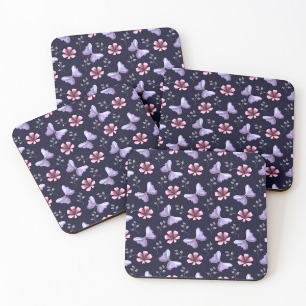 Item preview, Lavender Butterflies & Pink Blossoms designed and sold by HopeAndHustle.