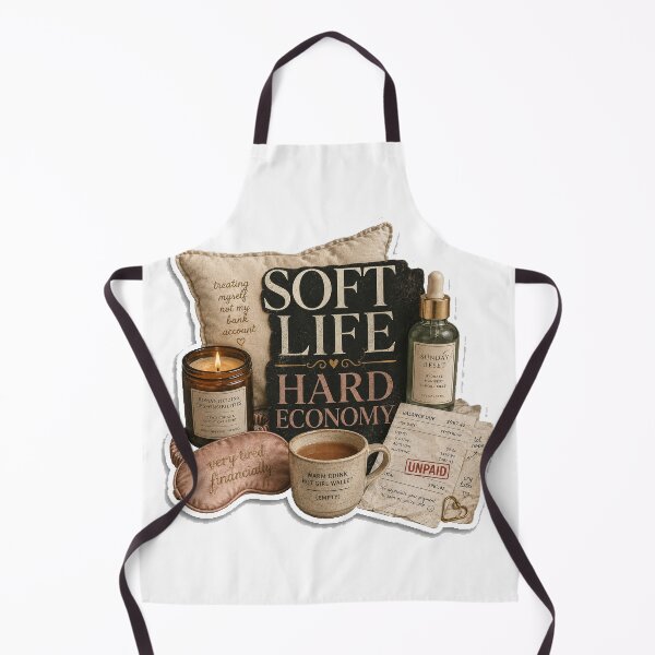 Item preview, Soft Life Hard Economy designed and sold by InkWanderStudio.