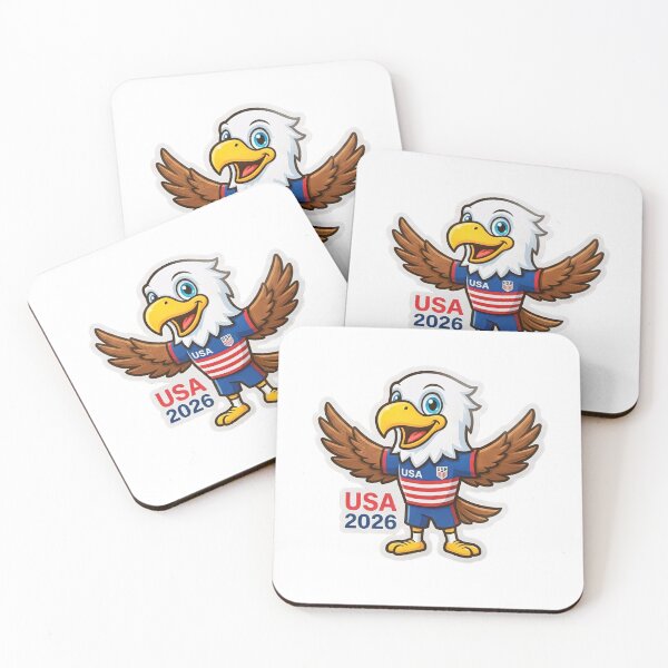 Item preview, USA 2026 Soccer Eagle Mascot Cute American Football Kit designed and sold by XM STOREZ .