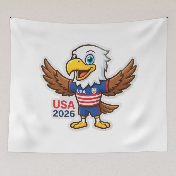 Item preview, USA 2026 Soccer Eagle Mascot Cute American Football Kit designed and sold by XM STOREZ .