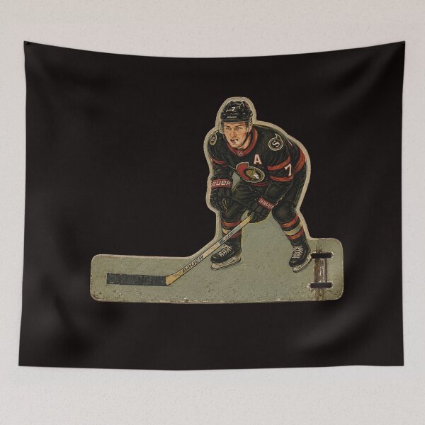 Item preview, Vintage Tabletop Hockey Player Inspired by Brady Tkachuk | Retro Rod Hockey Art designed and sold by Nathan28ings.