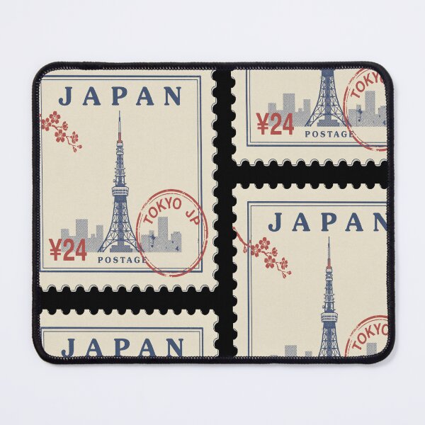 Item preview, Tokyo Japan Vintage Postage Stamp Retro Travel Sticker designed and sold by stickercuffs.