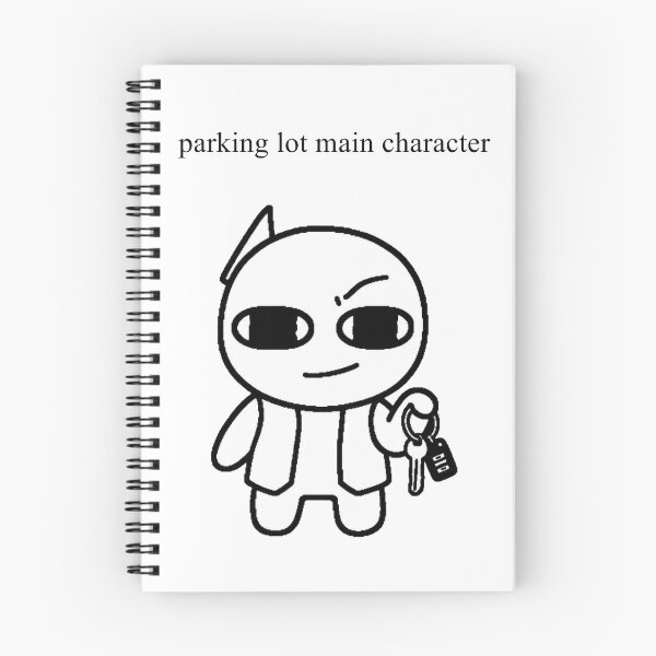 Item preview, Parking Lot Main Character designed and sold by TrendHooper.