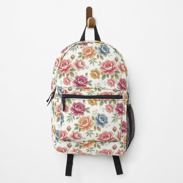 Item preview, Vintage Retro Floral Pattern in Pastel Rose and Gold designed and sold by brandingpro.