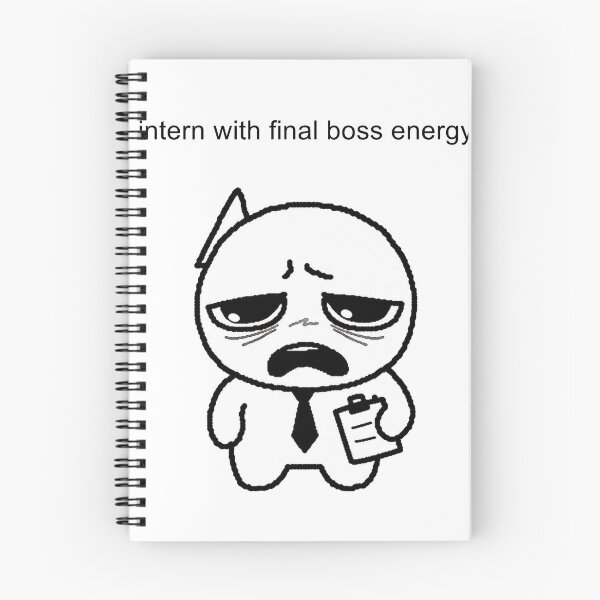 Item preview, Intern With Final Boss Energy designed and sold by TrendHooper.