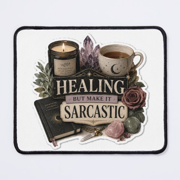 Item preview, Healing But Make It Sarcastic designed and sold by InkWanderStudio.