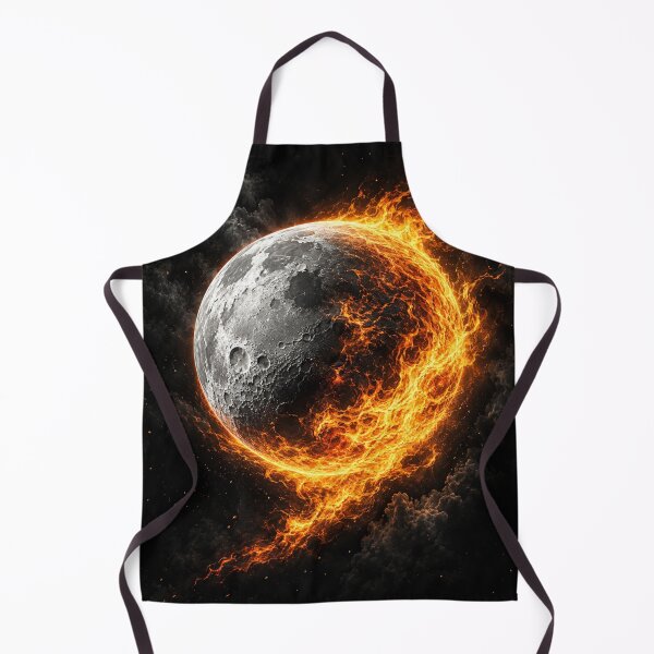 Item preview, Flaming Moon Fantasy Art designed and sold by MoizCreations.