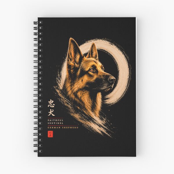Item preview, Faithful Sentinel – German Shepherd | Guardians of the Enso Collection designed and sold by Sanctum Icons.
