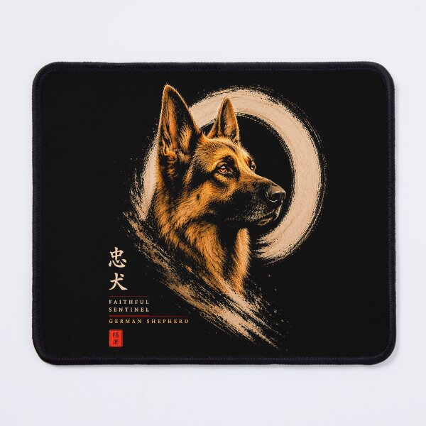 Item preview, Faithful Sentinel – German Shepherd | Guardians of the Enso Collection designed and sold by Sanctum Icons.