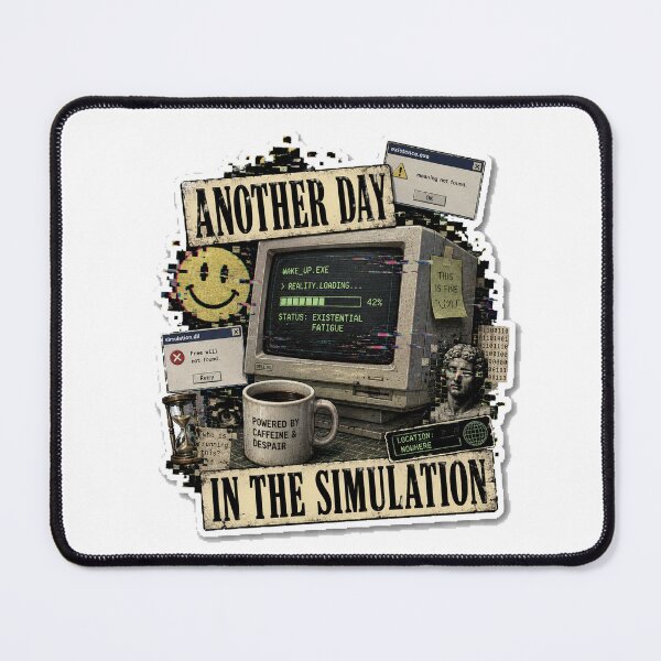 Item preview, Another Day In The Simulation designed and sold by InkWanderStudio.