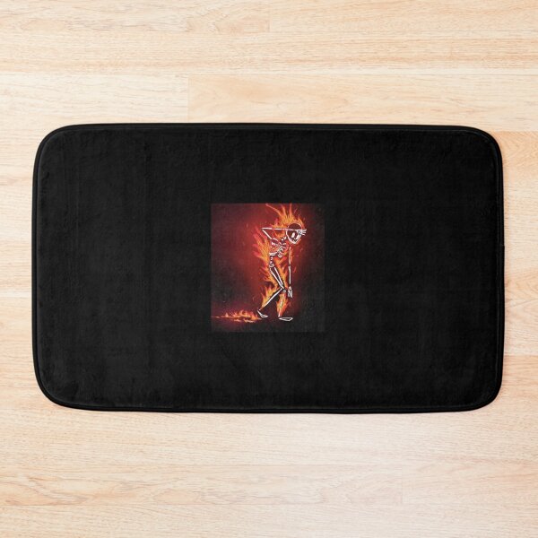 Item preview, Skeleton on Fire Minimalist Illustration designed and sold by UrbanCanvas 111.