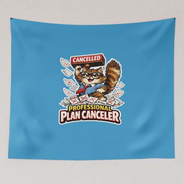 Item preview, Professional Plan Canceler Cat designed and sold by Cosmos Creative Studios.