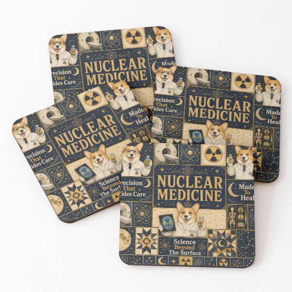 Item preview, Cute Corgi Nuclear Medicine Celestial Quilt Blanket – Medical Imaging Tech Gift, PET Scan & Gamma Camera Healthcare Decor, Radiation Awareness Week Cosmic Science Design designed and sold by ClinicalHubs.