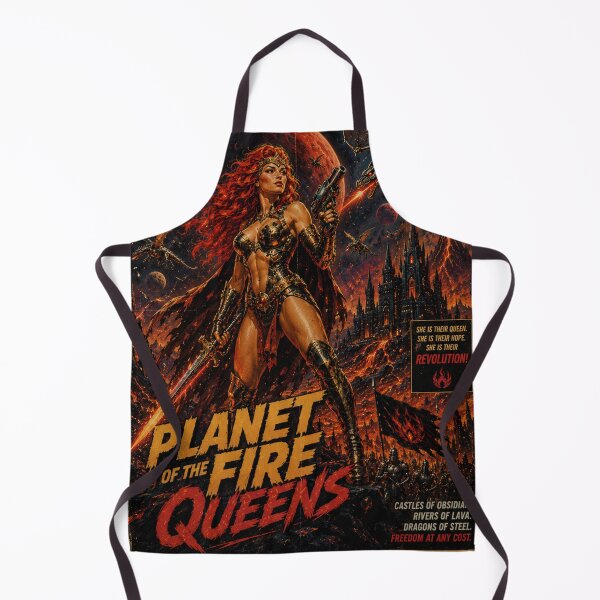 Item preview, Planet of Fire Poster Epic Fantasy Retro designed and sold by JonelleTshirts.
