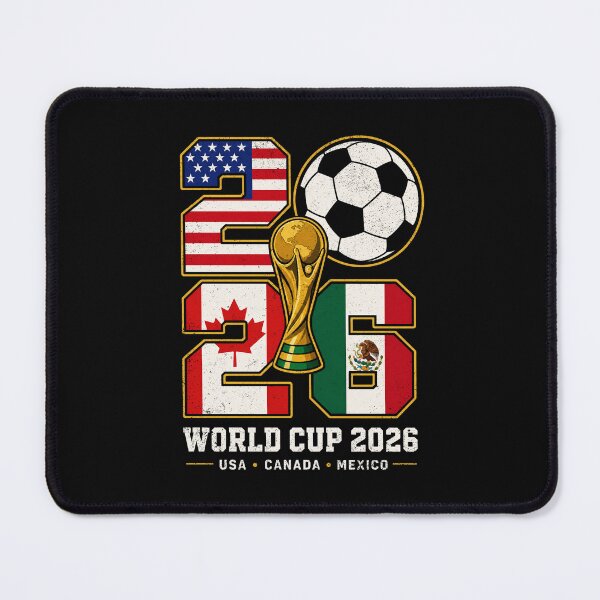 Item preview, WORLD CUP 2026 - USA CANADA MEXICO | Fans and Teams for Men and Women T-shirt designed and sold by wallsandpatts.