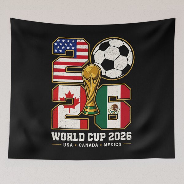 Item preview, WORLD CUP 2026 - USA CANADA MEXICO | Fans and Teams for Men and Women T-shirt designed and sold by wallsandpatts.