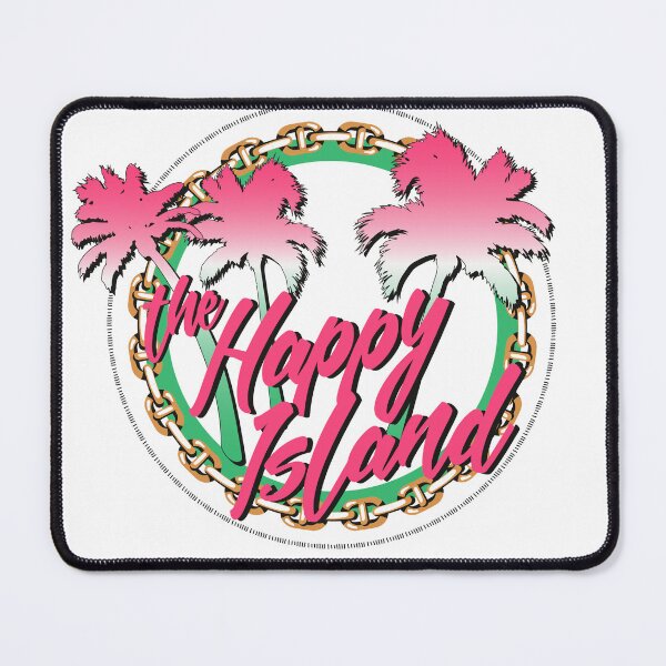 Item preview, The Happy Island Palm Tree Gold Chain Star Retro T-Shirt designed and sold by Atique Creations.
