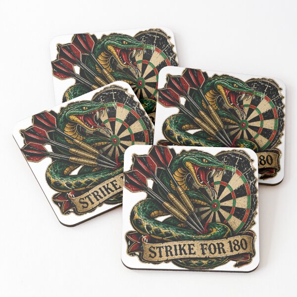 Item preview, Darts Snake Strike For 180 designed and sold by MysticalSVK.