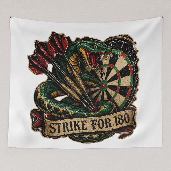 Item preview, Darts Snake Strike For 180 designed and sold by MysticalSVK.