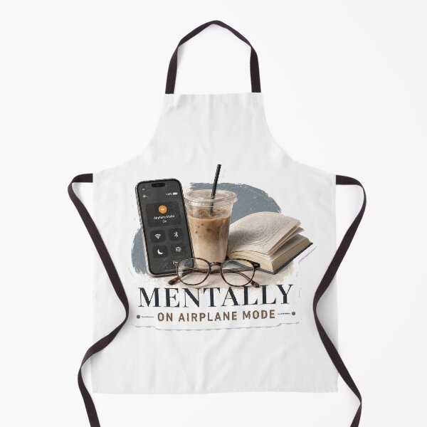 Item preview, Mentally On Airplane Mode designed and sold by InkWanderStudio.