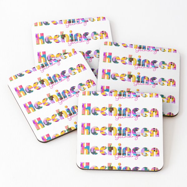 Item preview, Hechingen, Germany, Vibrant Abstract City Typography Art designed and sold by Wanderful-roads.