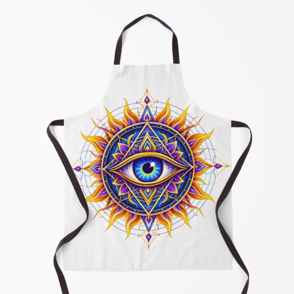Item preview, Solar Third Eye Mandala designed and sold by syotos-ai.
