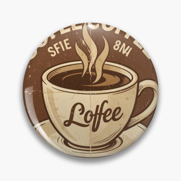 Item preview, Vintage Coffee Cup retro design - Classic Cafè Style illustration  designed and sold by LunaVales.
