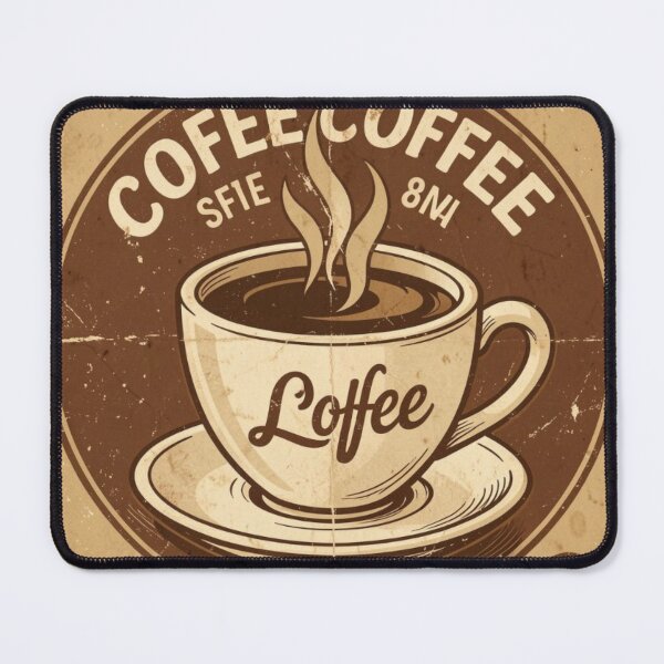 Item preview, Vintage Coffee Cup retro design - Classic Cafè Style illustration  designed and sold by LunaVales.