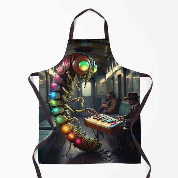 Item preview, Rainbow Bug Musician on the Subway designed and sold by CuriousEcho.