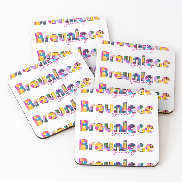 Item preview, Braunlage, Germany, Vibrant Abstract City Typography Art designed and sold by Wanderful-roads.
