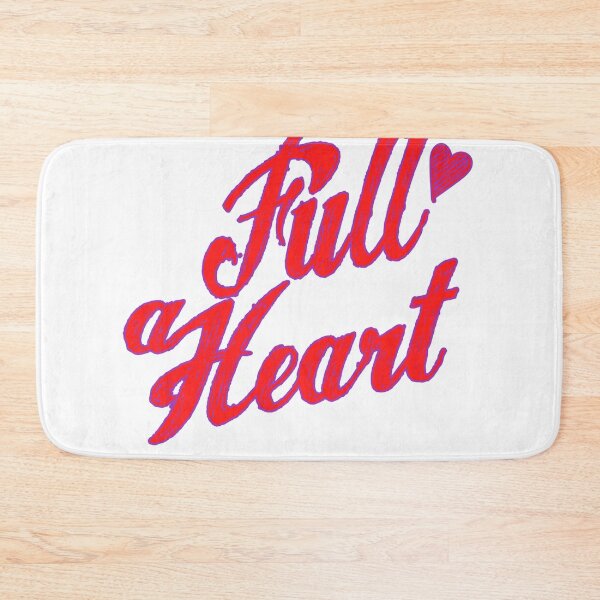 Item preview, Full A Heart Bold Red Script Love Typography T-Shirt designed and sold by Atique Creations.