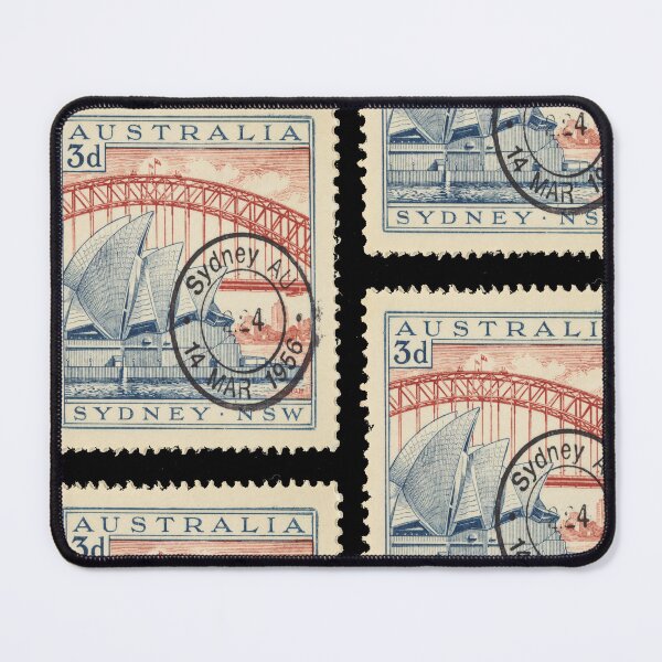 Item preview, Sydney Australia Vintage Postage Stamp Retro Travel Sticker designed and sold by stickercuffs.