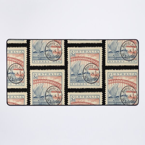 Item preview, Sydney Australia Vintage Postage Stamp Retro Travel Sticker designed and sold by stickercuffs.