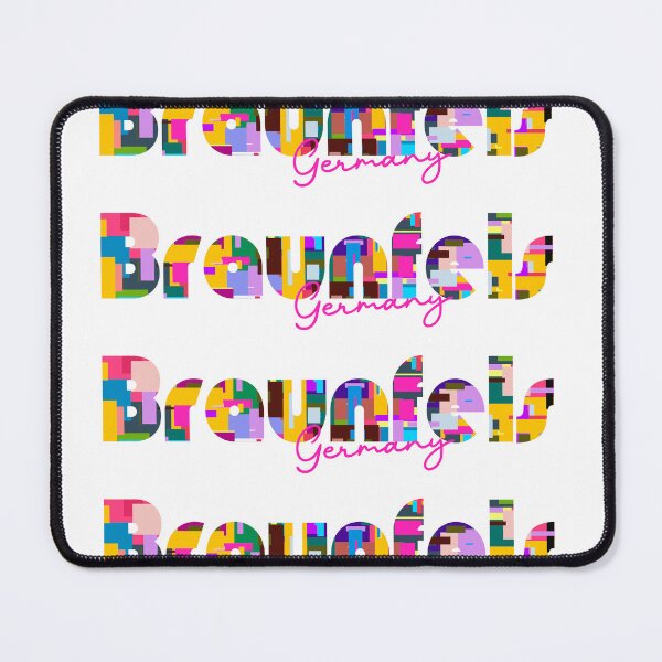 Item preview, Braunfels, Germany, Vibrant Abstract City Typography Art designed and sold by Wanderful-roads.