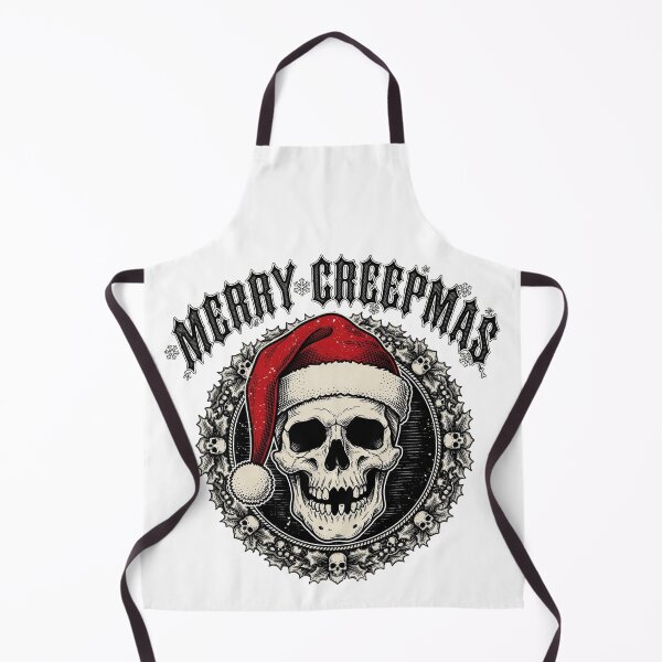 Item preview, Funny Merry Creepmas Skull Creepy Santa Skull Christmas Vintage designed and sold by CF_VintageDesign.