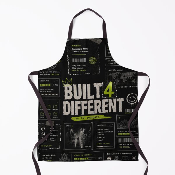 Item preview, Built 4 Different – Discipline, Growth & Self-Improvement Streetwear Design designed and sold by NBT-NOVA.