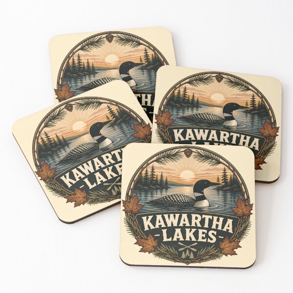 Item preview, Vintage Kawartha Lakes Ontario Loon Nature Badge designed and sold by Imaginationbeyond.