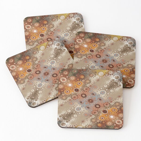 Item preview, Desert Asteroid Pattern designed and sold by Shy Fractal Designs.