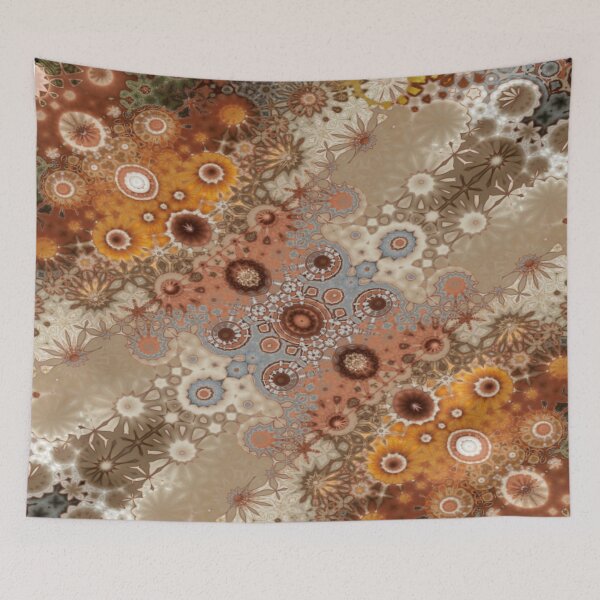Item preview, Desert Asteroid Pattern designed and sold by Shy Fractal Designs.