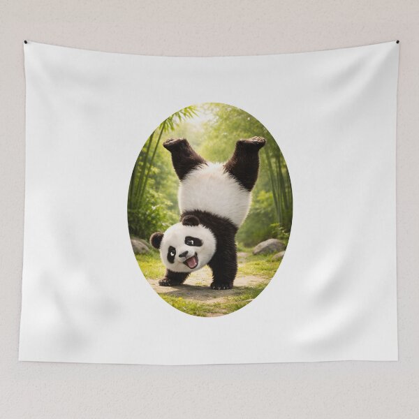 Item preview, Panda Handstand designed and sold by Artmares.