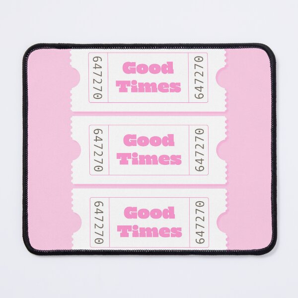 Item preview, Pink Aesthetic "Good Times" Tickets Retro Design, Lucky You Quotes designed and sold by SpringTeaDesigns.