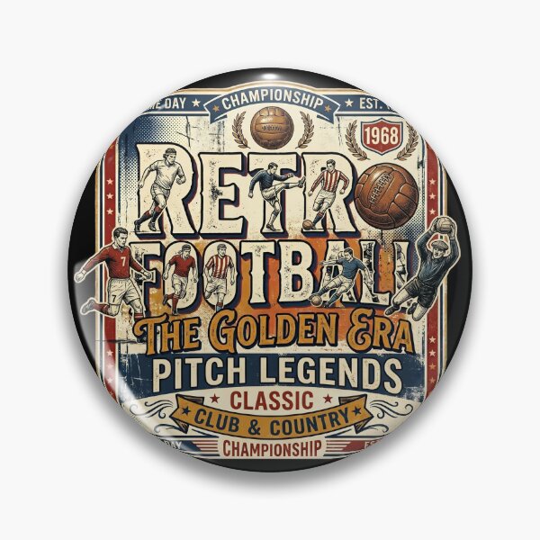 Item preview, Retro Football Golden Era Pitch Legends — Cartel Vintage Clásico designed and sold by David Mateo ArtWorks.