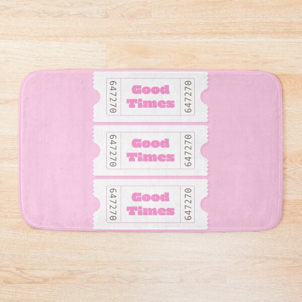 Item preview, Pink Aesthetic "Good Times" Tickets Retro Design, Lucky You Quotes designed and sold by SpringTeaDesigns.