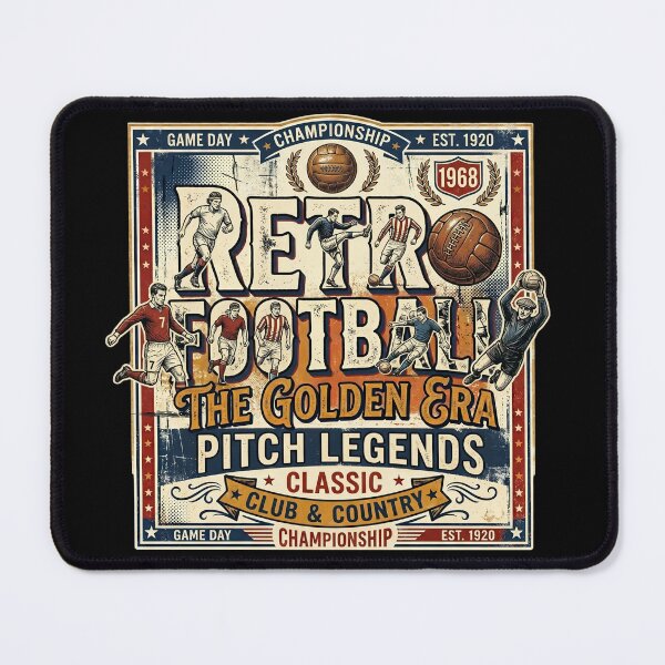 Item preview, Retro Football Golden Era Pitch Legends — Cartel Vintage Clásico designed and sold by David Mateo ArtWorks.